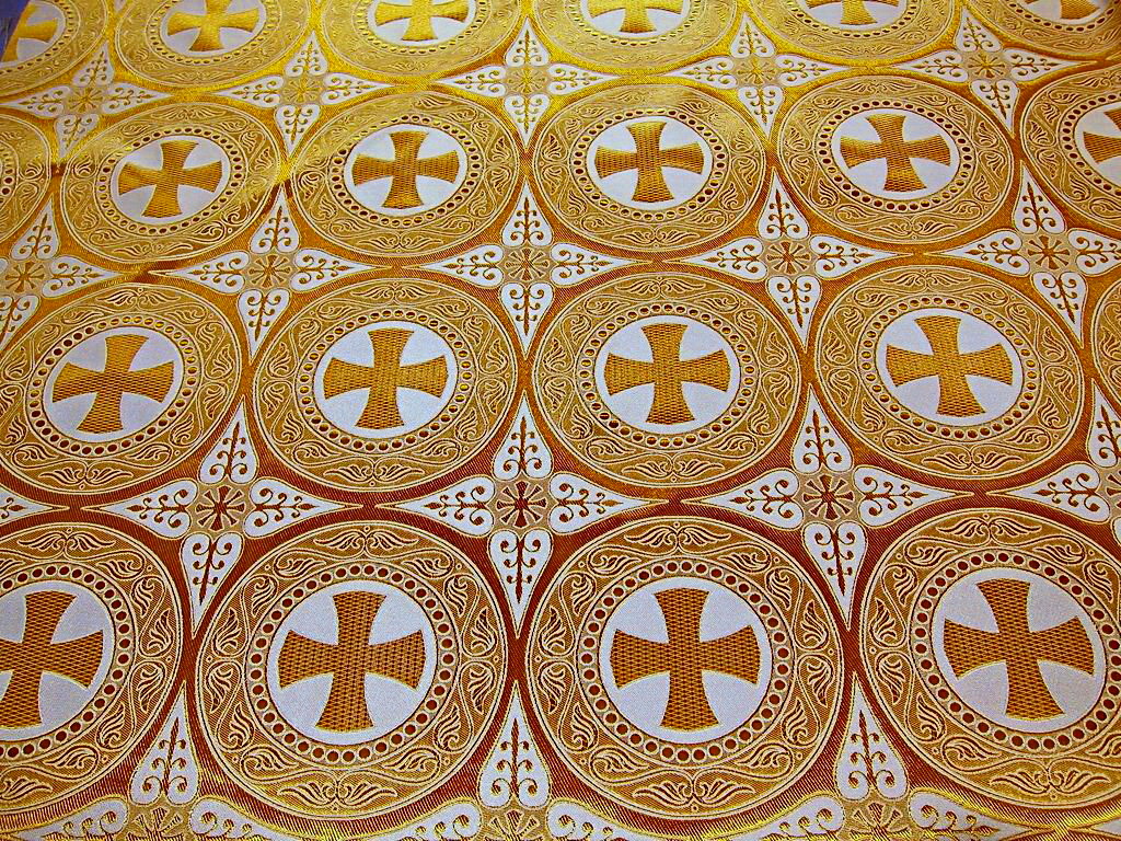 Церковная ткань текстиль Эфес белый