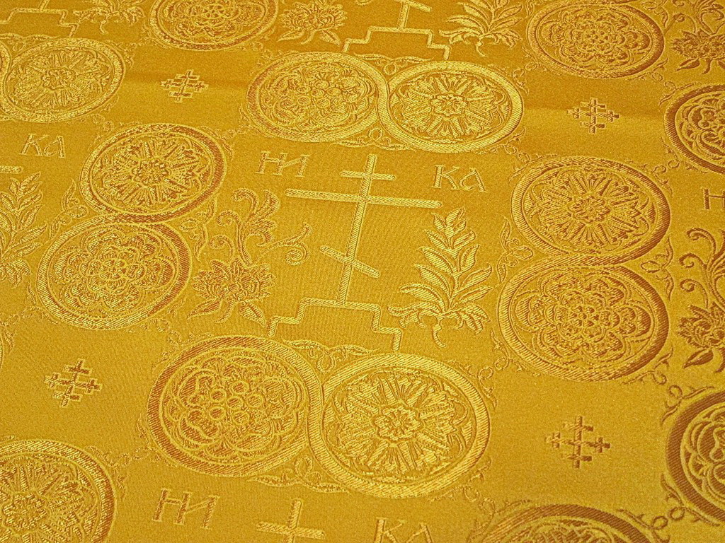 Текстиль Голгофа желтая 1042BGG Golgofa-jeltaia
