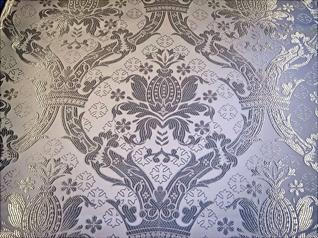 Церковная ткань текстиль Иерусалим белый